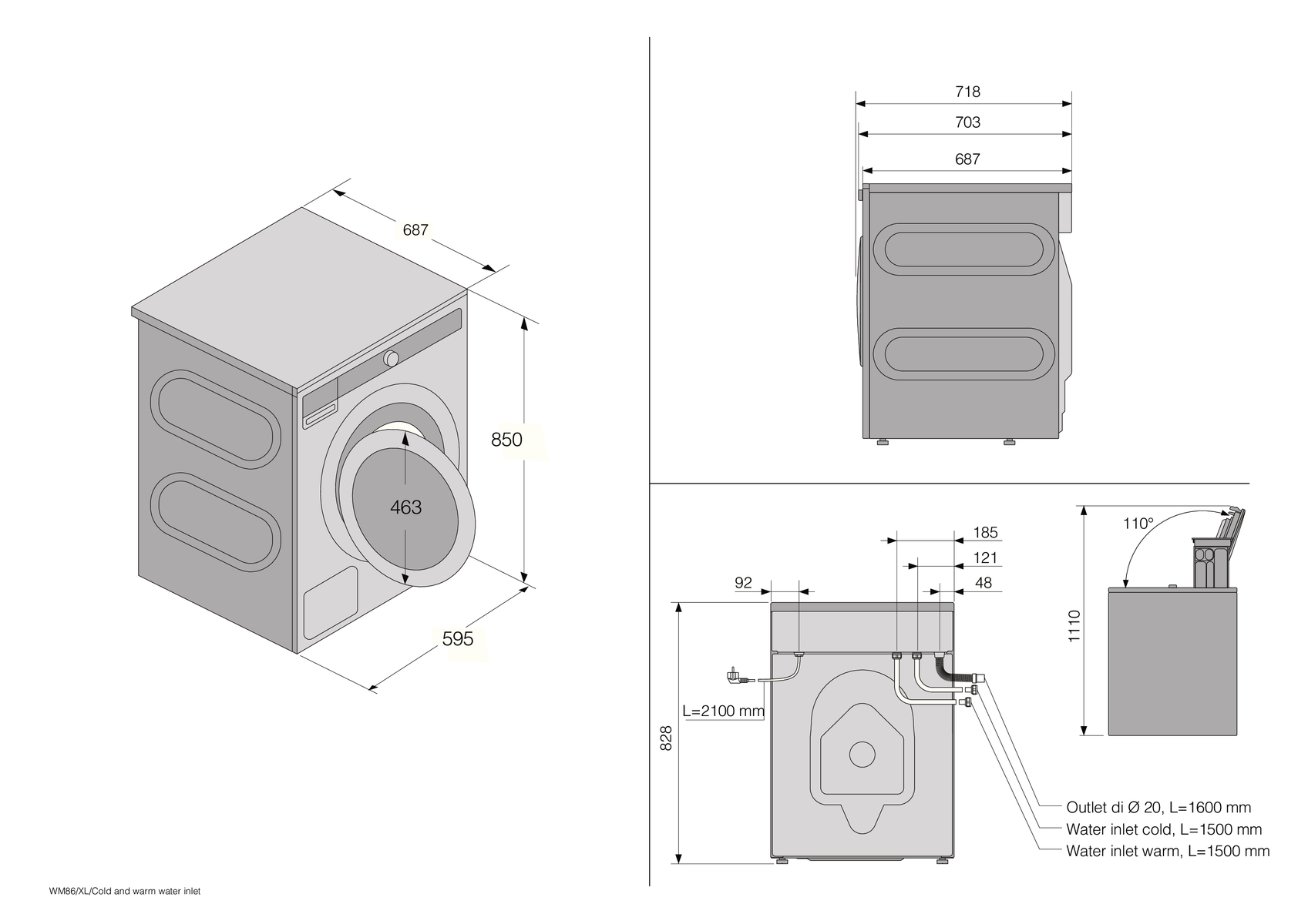 Asko W7124XXLW