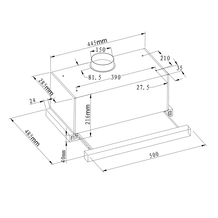 Evelux Tel 50 X