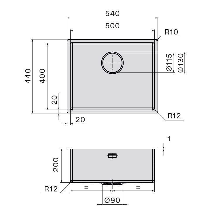 Falmec COMO 50 GUN METAL PVD (SCO5000F.00#PPF)