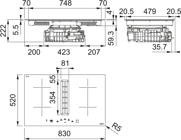 Franke FMA 8372 4RC R HI (340.0731.879)