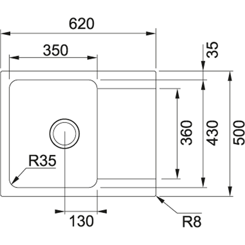 Franke OID 611-62 (143.0757.988)