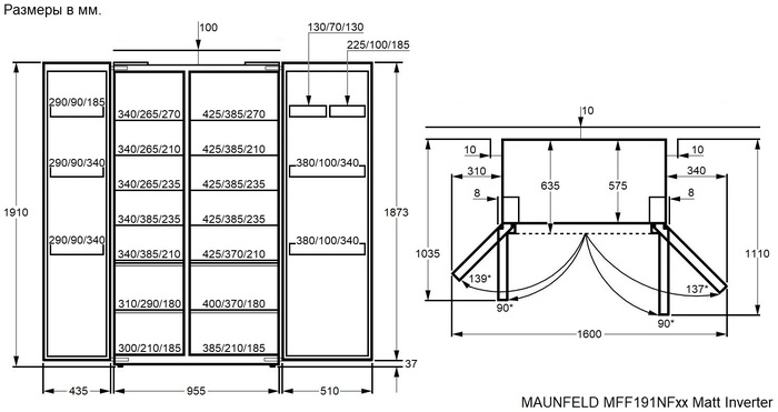 MAUNFELD MFF191NFBG Matt Inverter