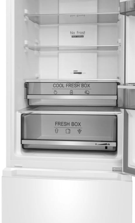 Meferi MFR185WH TOTAL NO FROST COMBI ULTRA