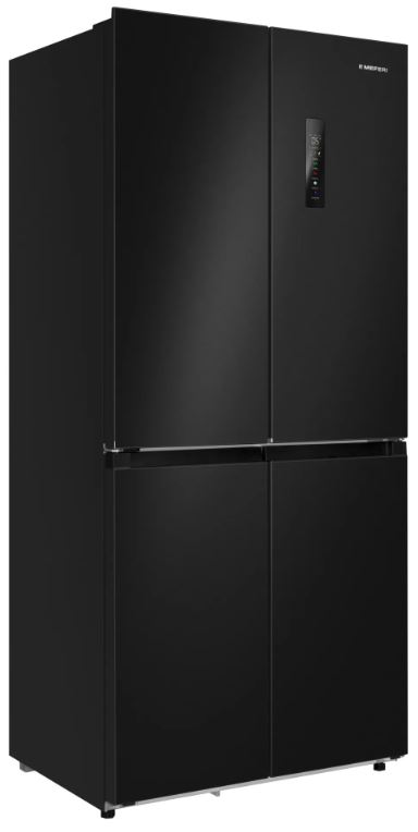 Meferi MFR83BLACK IX TOTAL NO FROST CROSS DOOR COMFORT
