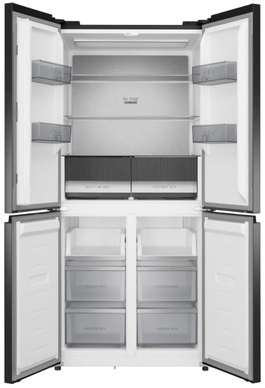 Meferi MFR83BLACK IX TOTAL NO FROST CROSS DOOR COMFORT