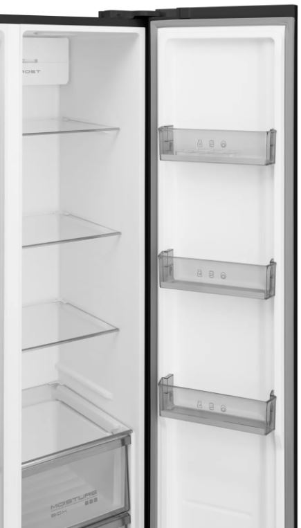 Meferi MFR83BLACK IX TOTAL NO FROST SIDE BY SIDE COMFORT