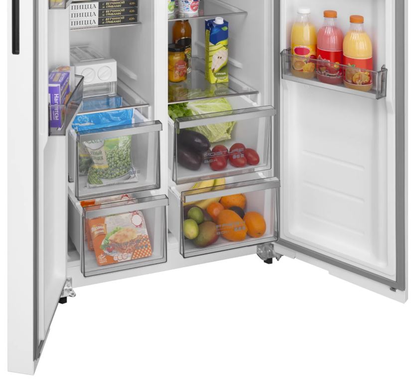 Meferi MFR83WH TOTAL NO FROST SIDE BY SIDE COMFORT