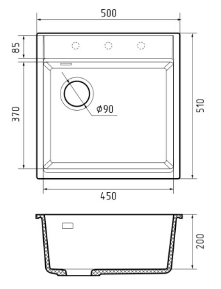 Rivelato TESORO TR-505-L (nero)