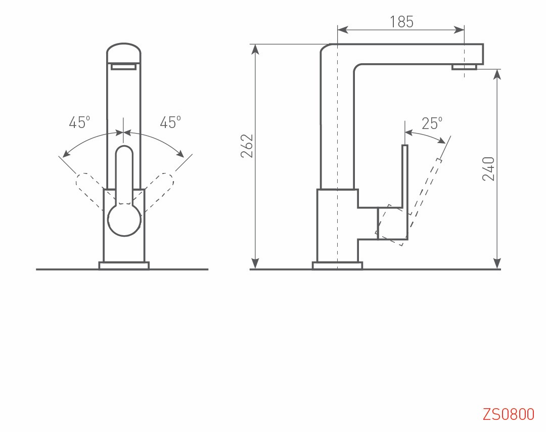 Zigmund & Shtain 0800  смеситель ZS ТОПЛ.МОЛОКО